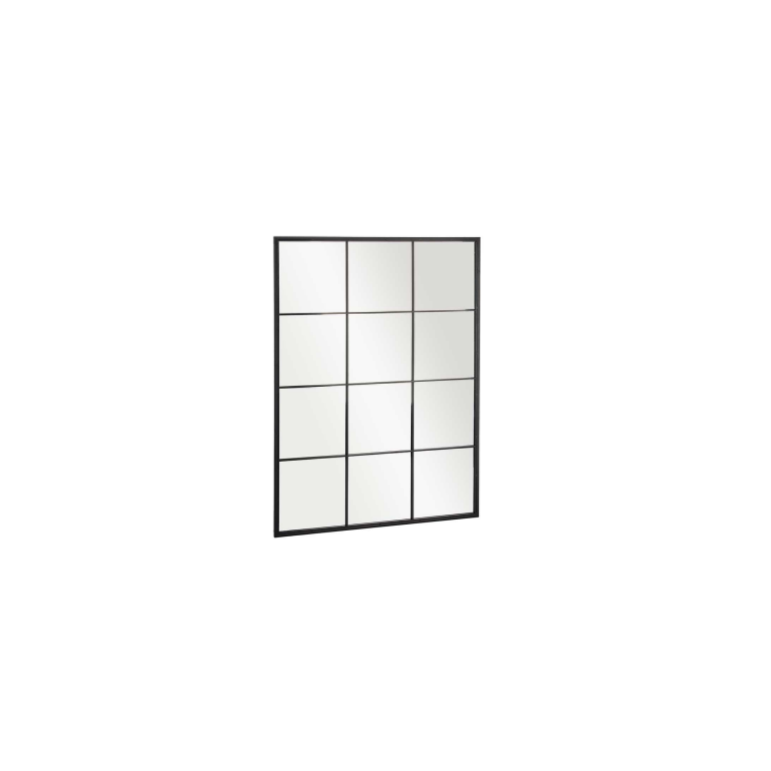 Black Window Mirror 120x90cm
