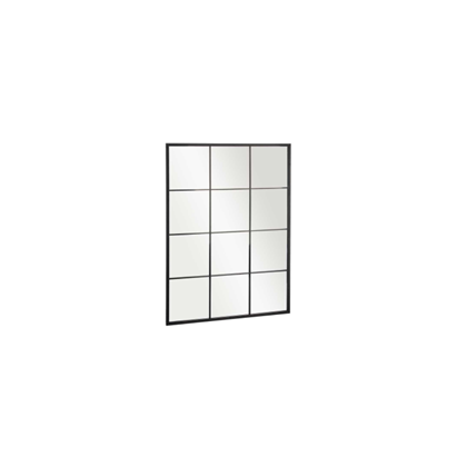 Black Window Mirror 120x90cm