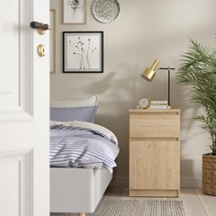 Naia Nightstand  with1 door & 1 drawer