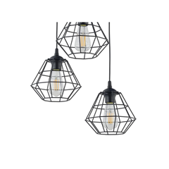 Diamond New Black Hanging Lamp 3