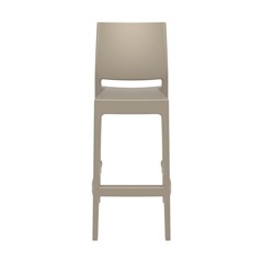 Bar Stool  75 cm Taupe