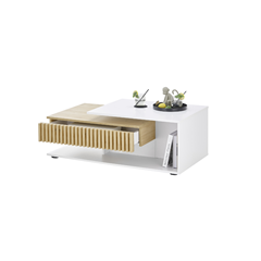 Coffee Table - White & Artisan Oak