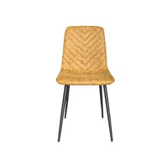 Dining Chair Microfiber Yellow