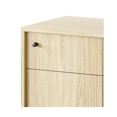 Bookshelf 2 Doors – Linea Oak