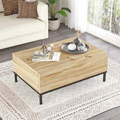 Coffee Table - Oak & Black