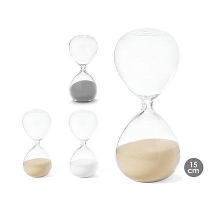 Natural Sand Timer 15cm - 15 Min