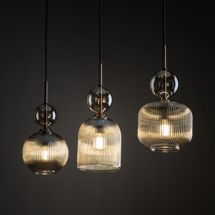 Cognac Hanging Lamp – 3xE14