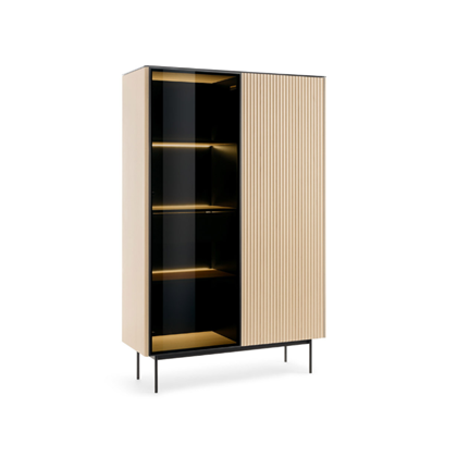 Showcase Cabinet LED 163 – Vicenza Oak