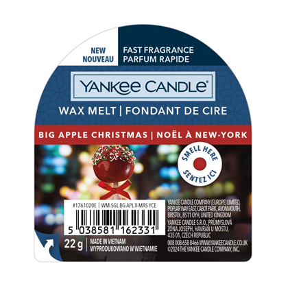 Yankee Candle Big Apple Christmas Wax Scented Box 22g