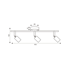 Bergen Linear Spotlight – Black