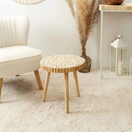 Round Coffee Table - Natural