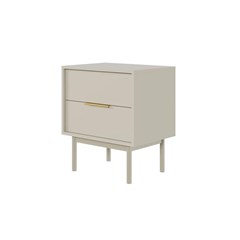 Viva Bedside Table Cashmere - 54 x 39 x 61cm