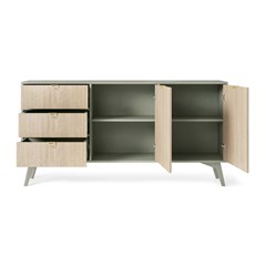 Sideboard 3 Drawer 2 Door – Herringbone Scandi & Eucalyptus