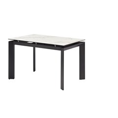 Dining Table EXT 120-170x80x76CM  Ceramic White