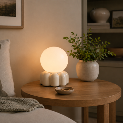 Table Lamp - Ivory