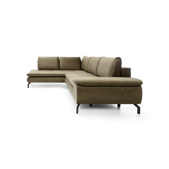 Corner Sofa Bed with Chaise Right – Olive