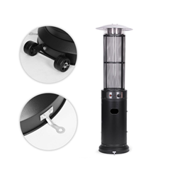 Round Patio Heater – Matt Black