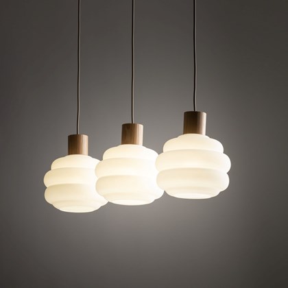 Pendant Lamp 3xE27 – White & Sabia