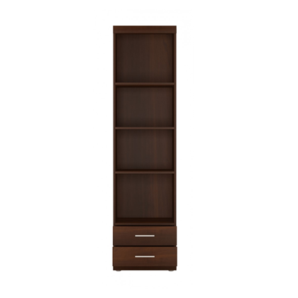 Bookcase/Cabinets 2 Shelves - Walnut