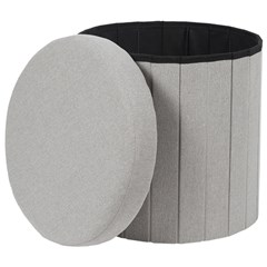 Foot stool Box Foldable Grey Pills