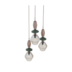 Zen Pendant Lamp – Brown & Cognac