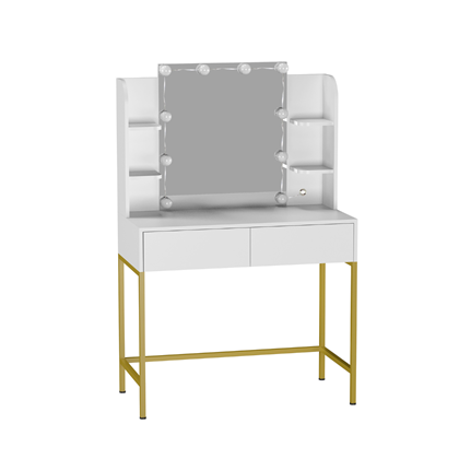 Dressing Table - White 90X45x136cm