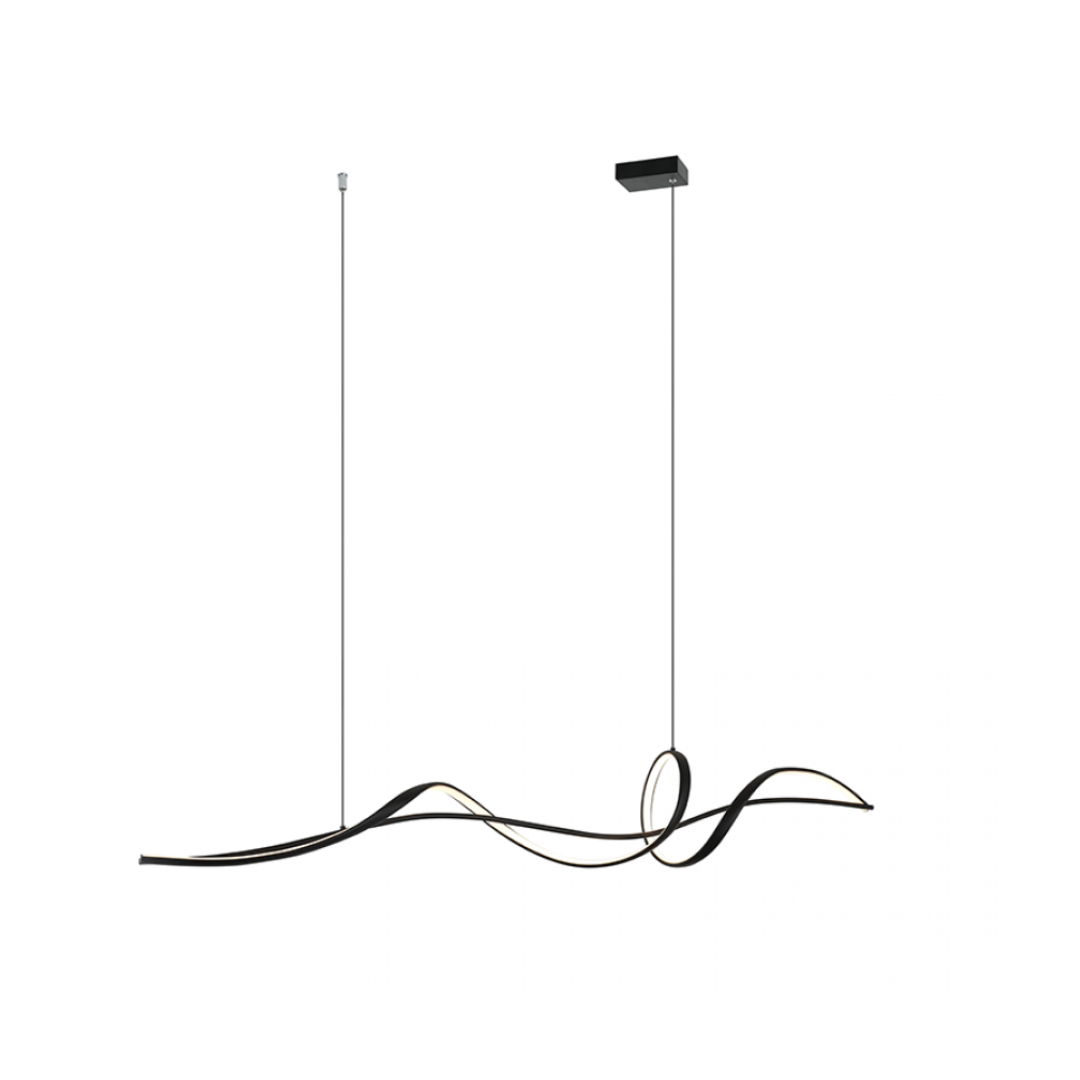 Pendant Led Light 27w 3000k Aluminium- Black