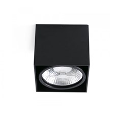 Tecto-1 Black Ceiling Lamp AR111