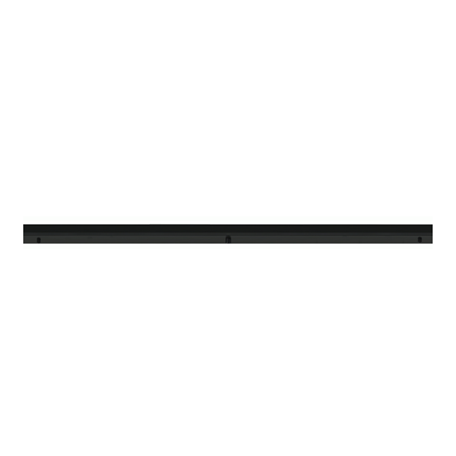Line Base for 3 Single Pendant Light – Black Matt