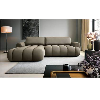 Corner Sofa Bed Chl – Left 272cm Olive