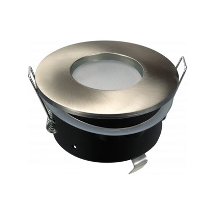 Spotlight Fixture Round GU10 35W IP65 - Satin Nickel