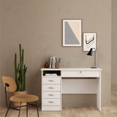 Function Plus desk with 5 Drawers