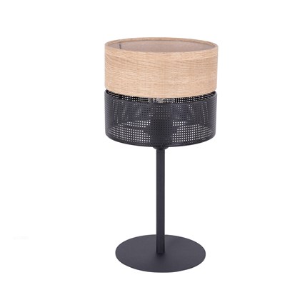 Table Lamp Nicol - Black & Natural Oak