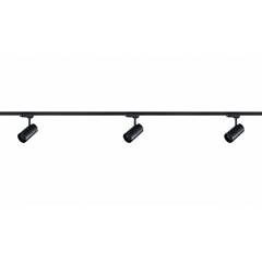 Complete Track Set 3 Meter with 3 Spotlights - Black