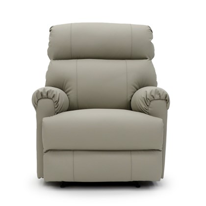 Manual Recliner Chair  92x90x105cm - Light Grey