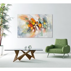 Multicolored Wave Acrylic Painting 100x150 cm