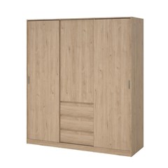 Naia Wardrobe With 2 Sliding Doors 1 Door & 3 Drawers