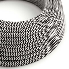 Electric Cable Covered by Fabric Zigzag