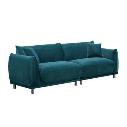 3 seater sofa with metal legs