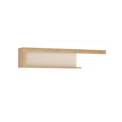 Shelf 130 – Riviera Oak Light & White High Gloss