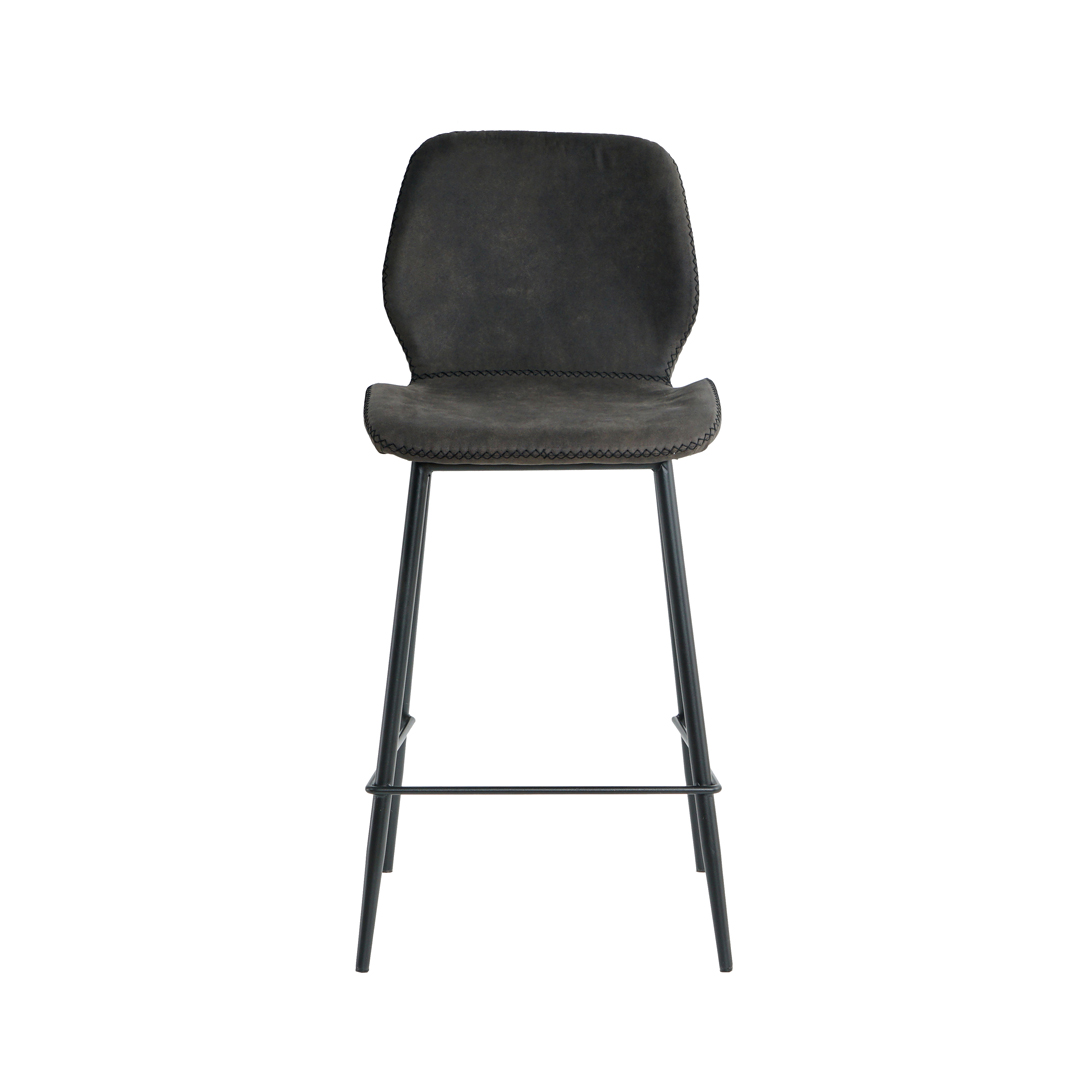 Barstool Microfiber 94cm - Dark Grey