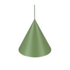 Peapod Cone Ceiling Lamp – Green