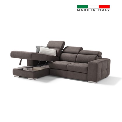 Sofa Bed 2-Seater With Chaise Longue Left 00578-R11