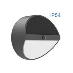 Solar LED Light with Sensor – Black