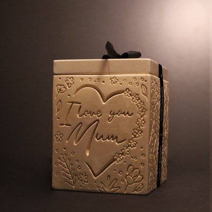 Mothers Day Jar Cube Beige Mango Orchid