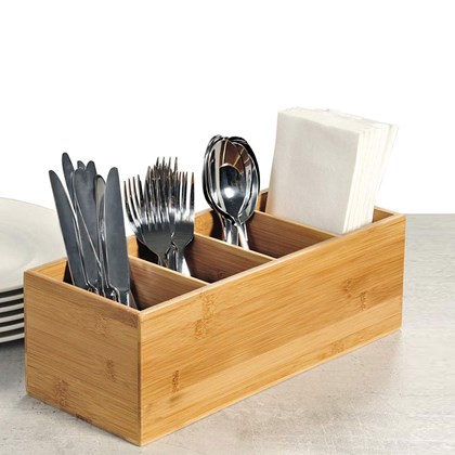 4-Compartment Cutlery Holder