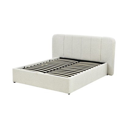 Upholstered Bed 160x200 – Light Grey