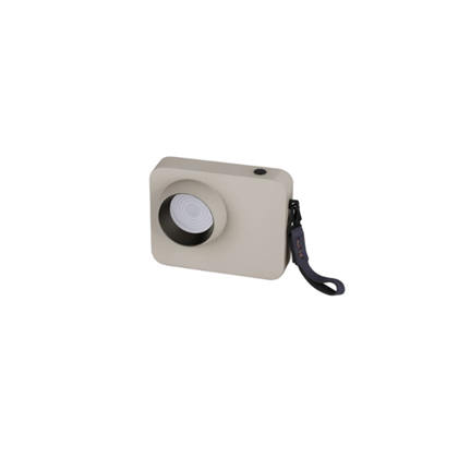 Table Lamp Touch Dimmable Sandy Beige Aluminium and Steel