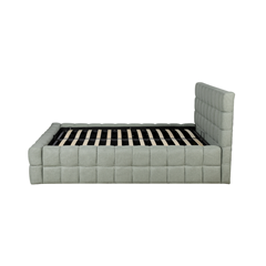 Upholstery Bed with Gaslift – Green