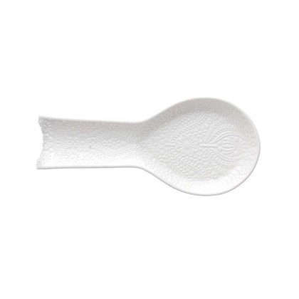 Spoon Rest 28 Cm Copenhagen Porcelain White